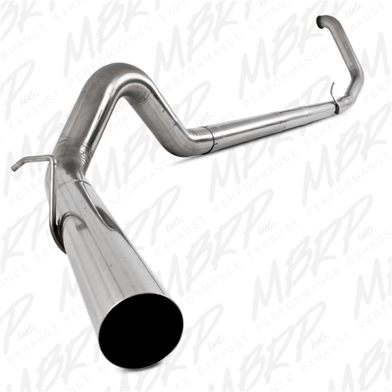 MBRP 1999-2003 Ford F-250/350 7.3L 4in Turbo Back Single No Muffler T4 ...